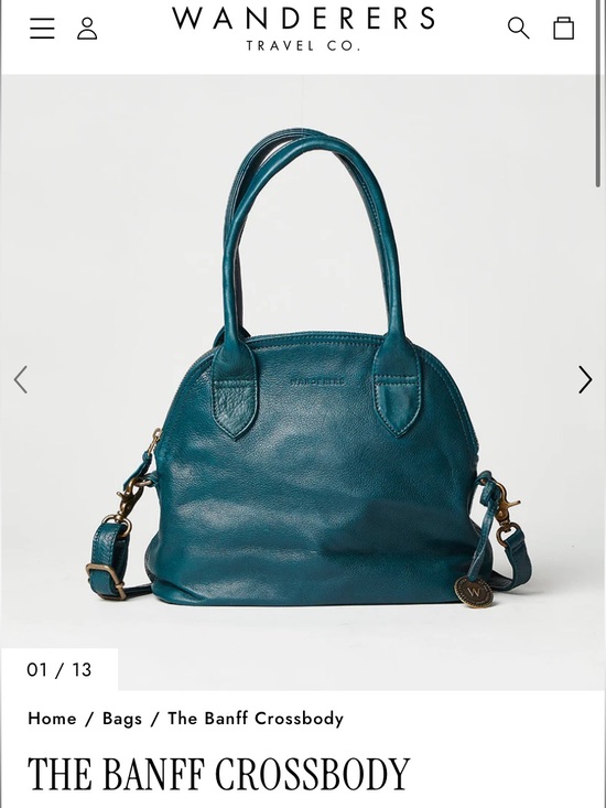 Wanderers Travel Co Handbags - Wanderers The Banff Teal Leather Women's Hand Bag